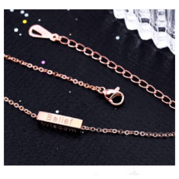 💕(LAST 1) 5🌟rated 18K RGP Inspirational Anklet - Picture 4 of 8